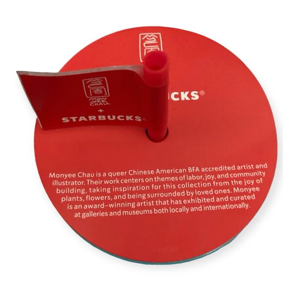 Starbucks X Monyee Chau Floral Venti 24 Oz. Cold Cup - Picture 4 of 4